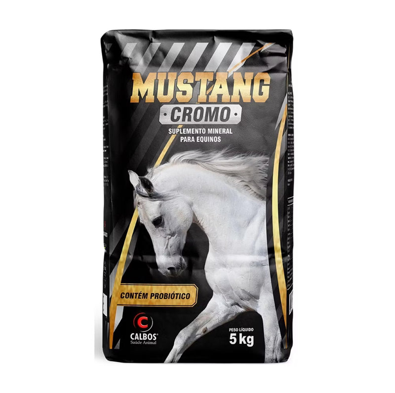 Suplemento Mineral C/ Probióticos para Equinos Mustang Calbos 5kg